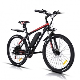 Vivi Bike VIVI Electric Bike Electric Mountain Bike 26 Inch Ebikes for Adults, 350W Motor, 36V / 10.4Ah Battery, 3 Electric Modes and 21 Speed Gears, Unlimited Speed Up to 20MPH, Pedal Assist Mode