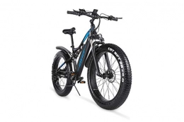 VOZCVOX Electric Mountain Bike VOZCVOX Electric Bike 1000W Ebike Mountain Bike With 26" Fat Tire, 48V 17AH Removable Lito-Battery, LCD Waterproof Display, Full Suspension, Shimano 7 Speed