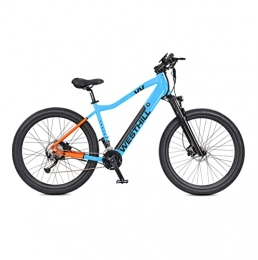 Westhill Electric Mountain Bike Westhill Venture 27.5″ Electric Mountain Bike 14Ah E-bike | Integrated Battery, Aluminium Frame, Front Suspension (Blue)