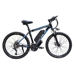 WFIZNB Bike WFIZNB Electric mountain bikes, 26'' electric bike with removable 48V13AH lithi Off-road bikes with super lightweight magnesium al, dark blue