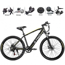 WFWPY Electric Mountain Bike WFWPY Foldable Electric Bike Three Work Modes 26 Inch Electric Bicycle 350W Mountain Bike 48V 9.6Ah Removable Lithium Battery Applicable people height 160cm-200cm