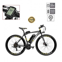 WHYTT Electric Mountain Bike WHYTT 300W Motor 700C Pedal Assist Electric Bike Adult Folding Bicycle Lightweight 36V 20Ah Battery Aluminium Alloy Airfoil-shaped Frame, Both Disc Brake, 20-35km / h, Road Bicycle