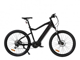 Witt Ltd Electric Mountain Bike Witt E-Hardtail Electric Mountain Bike, E-Bike in Nordic Slim Design with Powerful 36V / 11.6Ah, Lithium Panasonic 417, 6 W in Frame Battery, Shimano Deore 10 Speed Gear Front Suspension, 250W Mid Motor