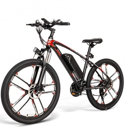 Woyada Electric Bikes for Adults, 26" Mountain Bike Aluminum Alloy All Terrain Travelling Bicycles 48V 384W 8Ah 18650 Lithium-Ion Battery Pack, LCD Display, Max Load 330lb