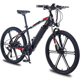 WPeng Electric Mountain Bike WPeng Electric Bike, 26 Inch Electric Bikes, Adults Mountain Bike, 350W Motor, 36V / 10Ah Removable Battery, 27 Speed Gears, Double Disc Brakes for Teenager, Travel, Outdoor, Men, Women, Black