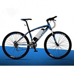 WXX Bike WXX Adult Electric Bicycle, 26 Inch 36V Removable Lithiumbattery Mountain Ebike, City Bicycle 30Km / H Safe Speed Double Disc Brake, Blue