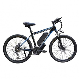 Xcmenl Electric Mountain Bike Xcmenl 26" Electric Mountain Bike for Adults, 360W Aluminum Alloy Ebike Bicycle Removable, 48V / 10A Lithium Battery, 21-Speed Commute Ebike for Outdoor Cycling Travel Work Out, Blue