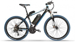 XDHN Electric Mountain Bike XDHN Electric Bike Frame Made Of Aluminum Alloy 48V10Ah Lithium Battery Help With 70Kkm Suitable For Men And Women, Blue