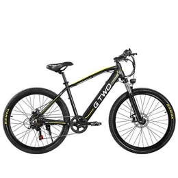 XHCP Electric Mountain Bike XHCP bicycle Mountain bike G2 26 Inch Mountain Bike 48V 9.6Ah Lithium Battery 350W Electric Bike 5 Level Pedal Assist Lockable Suspension Fork