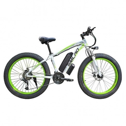 Xiaotian Electric Mountain Bike Xiaotian 26 Inch Fat Tire Electric Bike, 500W / 1000W Sports Snow Bike 21 Speeds 38Km / H Mountain Bicycles with 48V 13AH Removable Lithium Battery Disc Brakes for Adults, 500W