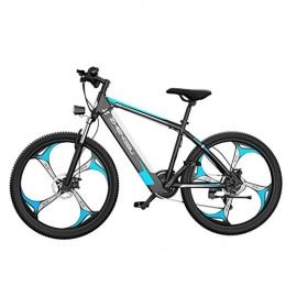 Yd&h Electric Mountain Bike Yd&h 26 Inch Electric Mountain Bike for Adult, 400W Electric Bicycle with 48V 10Ah Lithium Battery, Commute Ebike with 27 Speed Gear And Three Working Modes, Blue