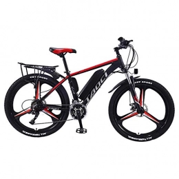 YWEIWEI Electric Mountain Bike YWEIWEI Electric Bikes For Adult E Bikes For Men Super Magnesium Alloy Ebikes Mountain Bike Bicycles All Terrain 26 36V 350W Removable Lithium-Ion Battery Bicycle Black-13AH / 90KM