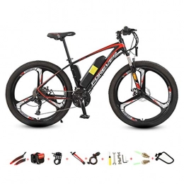 YXYBABA Electric Mountain Bike YXYBABA 26'' Adults Electric Bicycle / Electric Mountain Bike 36V Removable Lithium Battery 250W Powerful Motor 27 Speed Premium Full Suspension, 12AH