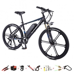 YXYBABA Bike YXYBABA 26 Inch Assist Electric Mountain Bike with Removable Large Capacity Lithium-Ion Battery (36V 8AH 350W) 27-Speed Mountain Bike Bicycle Adult Student Outdoors, Black