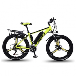 ZFY Electric Mountain Bike ZFY Battery Bicycle Ebike, Mens Mountain Bike, Electric Bikes For Adult, Magnesium Alloy Ebikes Bicycles All Terrain, Removable Lithium-Ion For Outdoor Cycling Travel Work Out, 30speed-8AH50km