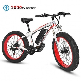 ZHAOSHOP 26'' Electric Bike For Adults, Electric Folding Bike Fat Tire 20x4" 48v/13ah High-Efficiency Lithium Battery Non-Slip Wear-Resistant Tire Suitable
