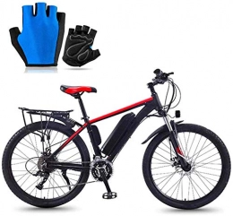 ZJZ Electric Mountain Bike ZJZ Electric Bikes for Adult Magnesium Alloy Bikes Bicycles All Terrain 26" 36v 350w 13ah Removable Lithium-ion Battery Dual Disc Brake 27 Gear Lever Mountain bike Suitable for Men women