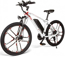 ZJZ Electric Mountain Bike ZJZ Electric Mountain Bike 26" 48V 350W 8Ah Removable Lithium-Ion Battery Electric Bikes for Adult Disc Brakes Load Capacity 100 Kg
