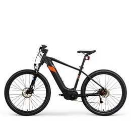 ZYLEDW Electric Bike for Adults 18MPH 250W Motor 27.5inch Electric Mountain Bicycle 36V 14Ah Hide Lithium Battery Ebike (Color : Black)
