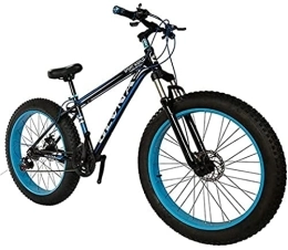  Fat Tyre Mountain Bike 20 / 26 Inch Fat Tire Mountain Bike, Adult Men's And Women's Outdoor Road Bicycle, Sand Bike, 21-27 Speed, Disc Brake, Suspension Fork, Black, 20inch / 21Speed, superiorquality
