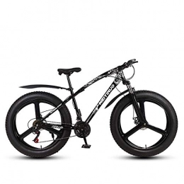 Wghz Fat Tyre Mountain Bike 26 Inch Double Disc Brake Wide Tire Off-Road Variable Speed Bicycle Adult Mountain Bike Fat Bikes, Adult Mates Hanging Out Together, B3, 24IN