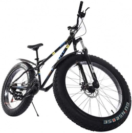 SYCY  26 Inch Mountain Bike Fat Tire Junior Bike 21 Speed High-Tensile Steel Frame Bicycle Trail Bikes Lightweight and Durable City Riding