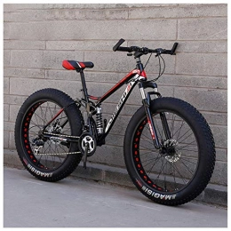ACDRX Fat Tyre Mountain Bike ACDRX Mountain Bikes, 26 Inch Fat Tire Hardtail Mountain Bike, Dual Suspension Frame And Suspension Fork All Terrain Mountain Bike, 7 / 21 / 24 / 27 Speed, 26 inches 21 speeds
