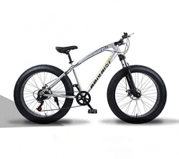 Asdf Fat Tyre Mountain Bike Adult mountain bike- Mountain Bikes, 24 Inch Fat Tire Hardtail Mountain Bike, Dual Suspension Frame and Suspension Fork All Terrain Mountain Bicycle, Men's and Women Adult