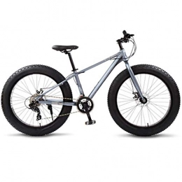 CFSAFAA Fat Tyre Mountain Bike Bicycle Mountain Bike, Road Bikes Bicycles Full Aluminium Bicycle 26 Snow Fat Tire 24 Speed Mtb Disc Brakes, for Urban Environment and Commuting To and From Get Off Work Also known as a bicycle or bic