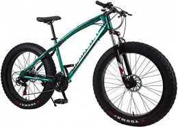 Bike Fat Tyre Mountain Bike BIKE Mountain Bike, Fat Bicycles - 26 Inch, Dual Disc Brakes, Wide Tires, Adjustable Seats Green-27Speed, Green, 27Speed