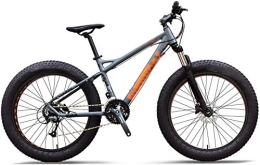 CHHD Mountain Bikes, 27-Speed Mountain Bikes, Professional 26 Inch Adult Fat Tire Mountain Bike, Aluminum Frame Front Suspension All Terrain Bicycle,E