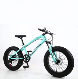 Cloth-YG Bike Cloth-YG Fat Tire Mens Mountain Bike, Double Disc Brake / High-Carbon Steel Frame Cruiser Bikes, 21 / 24 / 27 Speed, Beach Snowmobile Bicycle 24-26 inch Wheels, J, 21 speed