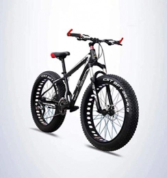 Clothes Fat Tyre Mountain Bike CLOTHES Commuter City Road Bike Adult Fat Tire Mountain Bike, Aluminum Alloy Off-Road Snow Bikes, Double Disc Brake Beach Cruiser Bicycle, 26 Inch Wheels Unisex (Size : 30 speed)