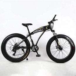 Clothes Fat Tyre Mountain Bike CLOTHES Commuter City Road Bike Fat Tire Adult Mountain Bike, Lightweight High-Carbon Steel Frame Cruiser Bikes, Beach Snowmobile Mens Bicycle, Double Disc Brake 26 Inch Wheels Unisex