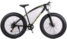 Generic Fat Tyre Mountain Bike Comfort & Cruiser Bikes Kids' Bikes Men s Mountain Bike City Road Off-road Bicycle 26 Inch Wheel For Adults Men (Color : Yellow Size : 24 speed)-21_speed_Black