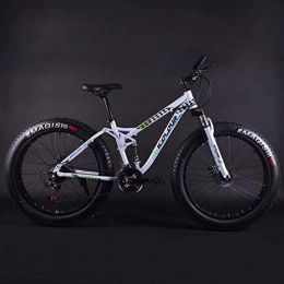 Clothes Fat Tyre Mountain Bike Commuter City Road Bike Adult Fat Tire Mountain Bike, Beach Snow Bike, Double Disc Brake Cruiser Bikes, Professional Grade Mens Mountain Bicycle 24 Inch Wheels Unisex ( Color : B , Size : 27 speed )