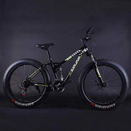 Clothes Fat Tyre Mountain Bike Commuter City Road Bike Adult Fat Tire Mountain Bike, Beach Snow Bike, Double Disc Brake Cruiser Bikes, Professional Grade Mens Mountain Bicycle 26 Inch Wheels Unisex ( Color : D , Size : 30 speed )