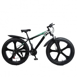 Dewei Fat Tyre Mountain Bike Dewei Fat tire mountain bike mountain bike mountain bike adult bicycle bicycle mountain shock absorption student mountain bike variable speed off-road beach snowman adult bicycle