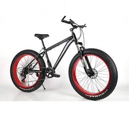 RNNTK Bike Fat Bike Outroad Mountain Bike, RNNTK Double Disc Brakes Mountain Bike Bike BMX MTB, Adjustable Seat Road Bicycle A Variety Of Colors D -24 Speed-26 Inches