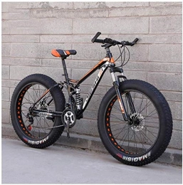 Giow Fat Tyre Mountain Bike Giow 24 / 26 Inches Mountain Bikes, Adults Kids Variable Speed Regulating Bicycle, High-carbon Steel Frame Commuter Bike (Color : 21 speed, Size : 26 inches)