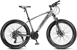 GQQ Fat Tyre Mountain Bike GQQ 24"Adult Mountain Bikes, Frames Fat Tire Double-Suspensionvariable Speed Bicycle, Aluminum Frame, All-Terrain Mountain Bike, C, 27 Speed, C