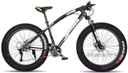 GQQ Fat Tyre Mountain Bike GQQ Mountain Bikes, 26-Inch Fat Tire Hardtail Variable Speed Bicycle, Dual Suspension Frame and Suspension Fork Mountain Terrain, B, 27 Speed, G