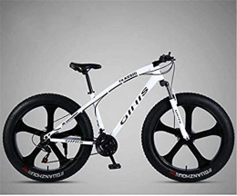 HCMNME Fat Tyre Mountain Bike HCMNME durable bicycle Mountain Bike Bicycle, 264.0 Inch Fat Tire MTB Bike, Men's Womens Hardtail Mountain Bike, Shock-Absorbing Front Fork And Dual Disc Brake Alloy frame with Disc Brake