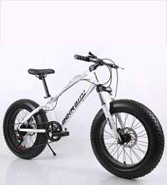 HongLianRiven Bike HongLianRiven BMX Fat Tire Mens Mountain Bike, Double Disc Brake / High-Carbon Steel Frame Cruiser Bikes, Beach Snowmobile Bicycle, 26 Inch Wheels 5-25 (Color : A, Size : 24 speed)