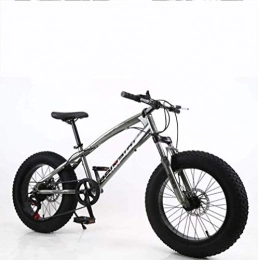 HongLianRiven Bike HongLianRiven BMX Fat Tire Mens Mountain Bike, Double Disc Brake / High-Carbon Steel Frame Cruiser Bikes, Beach Snowmobile Bicycle, 26 Inch Wheels 5-25 (Color : I, Size : 27 speed)