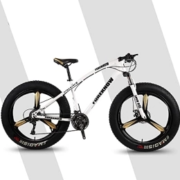 ITOSUI Bike ITOSUI 20 / 24 / 26 * 4.0 Inch Thick Wheel Mountain Bikes, Adult Fat Tire Mountain Trail Bike, 7 / 21 / 24 / 27 / 30 Speed Bicycle, High-carbon Steel Frame, Mens Youth / Adult Fat Tire Mountain Bike