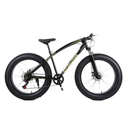JHTD Fat Tyre Mountain Bike JHTD Outdoor Sports Fat Bike, 26 inch Cross Country Mountain Bike, 27 Speed Beach Snow Mountain 4.0 Big Tires Adult Outdoor Riding