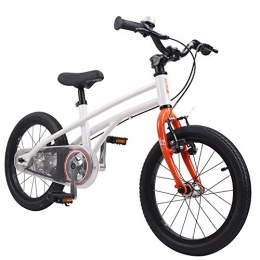 Kids Bike MAZHONG Mountain Bike bicycle Disc brakes Suspension fork Fat tire in many size optional (Color : Orange, Size : 16Inch)