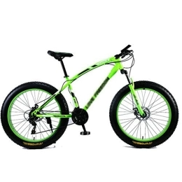 KOOKYY Bike KOOKYY Mountain Bike Mountain Bike Fat Tire Bikes Shock Absorbers Bicycle Snow Bike (Color : Green)