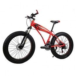 LCLLXB Fat Tyre Mountain Bike LCLLXB Bicycle Mountain bike, Outdoor Bike, 26 Inch Fat Bike 7 / 21 / 24 / 27 Speed Mtb Adult Outdoor Sport Big Tire Bicycle To Work Student To School, C, 24-speed